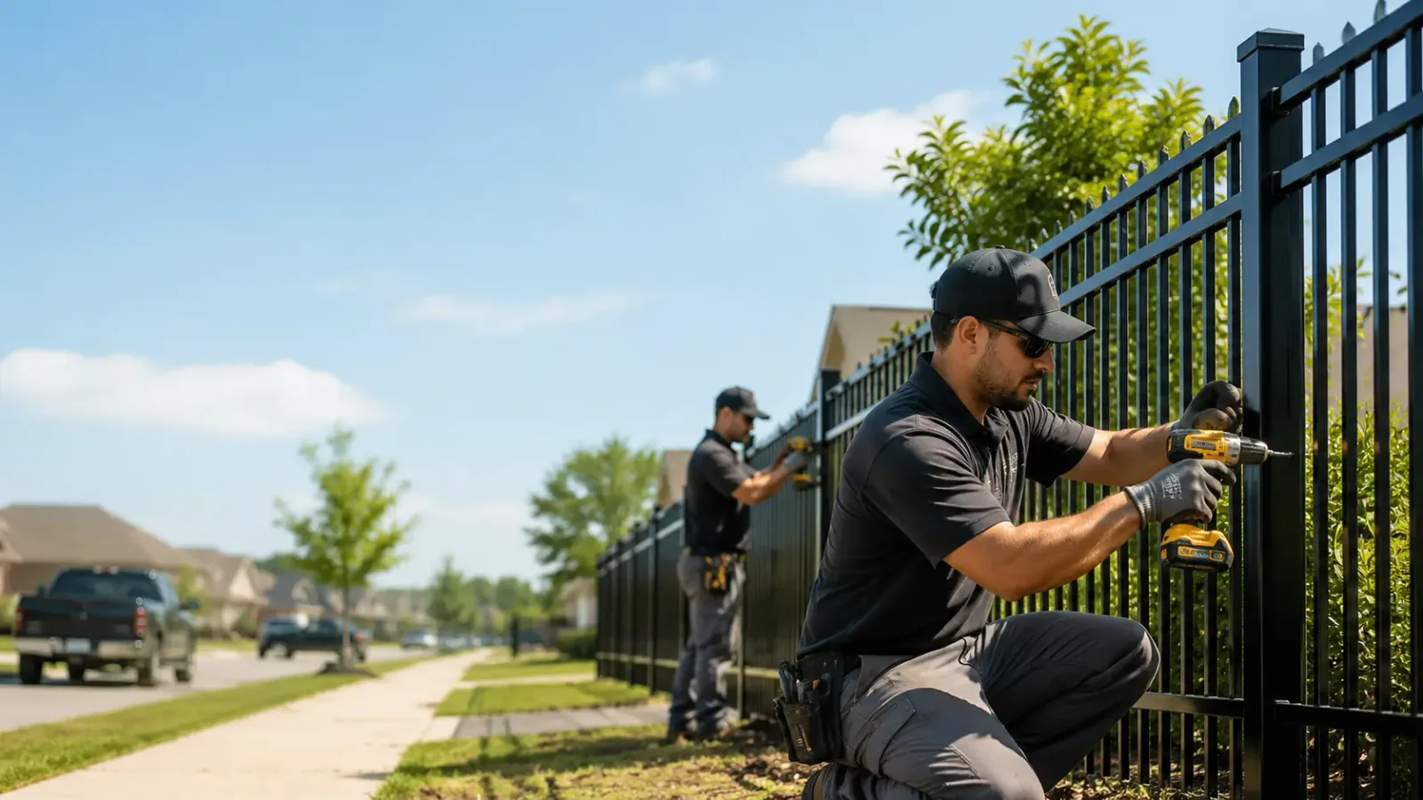 Metal Fence Installation in Flora, MS